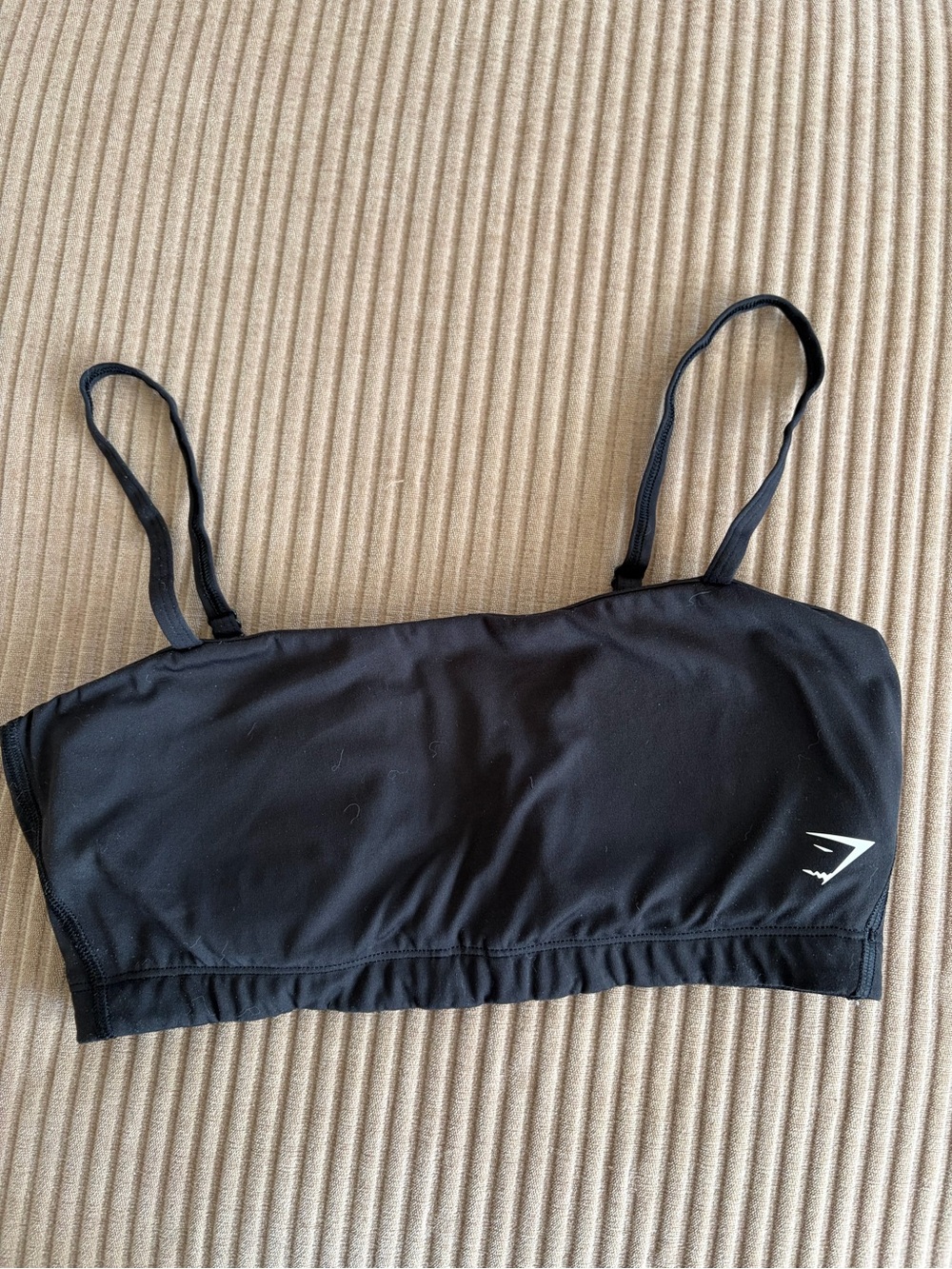 Gymshark Black Slim-Strap Everyday Sports Bra